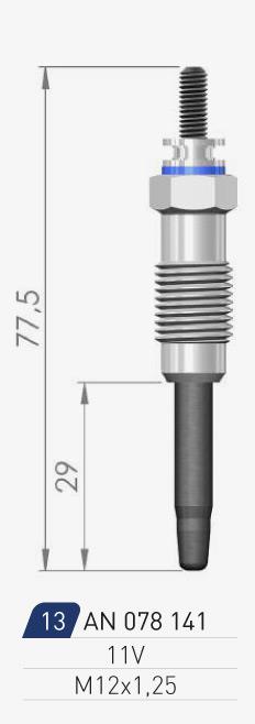 A-N Parts A-N078141 Glow plug AN078141: Buy near me in Poland at 2407.PL - Good price!