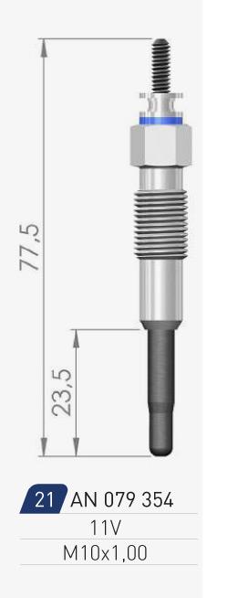 A-N Parts A-N079354 Glow plug AN079354: Buy near me in Poland at 2407.PL - Good price!
