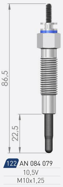 A-N Parts A-N084079 Glow plug AN084079: Buy near me in Poland at 2407.PL - Good price!