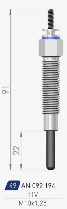 A-N Parts A-N092194 Glow plug AN092194: Buy near me in Poland at 2407.PL - Good price!