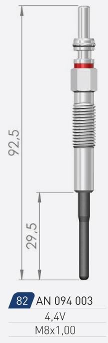 A-N Parts A-N094003 Glow plug AN094003: Buy near me in Poland at 2407.PL - Good price!