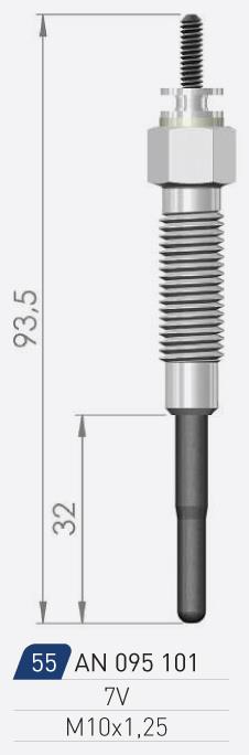 A-N Parts A-N095101 Glühkerze AN095101: Kaufen Sie zu einem guten Preis in Polen bei 2407.PL!