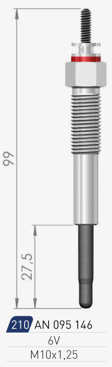 A-N Parts A-N095146 Świeca żarowa AN095146: Dobra cena w Polsce na 2407.PL - Kup Teraz!