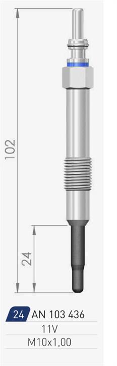 A-N Parts A-N103436 Glow plug AN103436: Buy near me in Poland at 2407.PL - Good price!