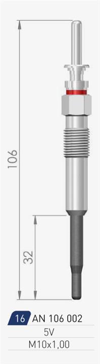 A-N Parts A-N106002 Glow plug AN106002: Buy near me in Poland at 2407.PL - Good price!