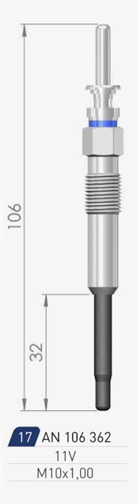 A-N Parts A-N106362 Glow plug AN106362: Buy near me in Poland at 2407.PL - Good price!