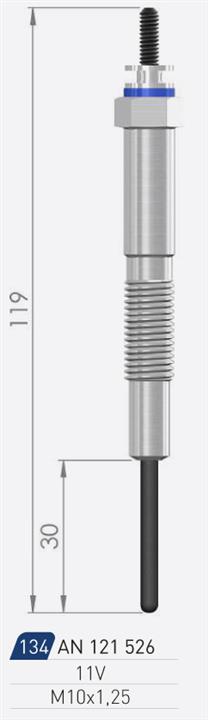 A-N Parts A-N121526 Glow plug AN121526: Buy near me in Poland at 2407.PL - Good price!