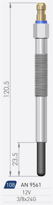 A-N Parts A-N9561 Glow plug AN9561: Buy near me in Poland at 2407.PL - Good price!