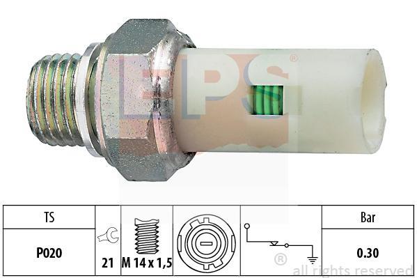 Eps 1.800.076 Oil pressure sensor 1800076: Buy near me at 2407.PL in Poland at an Affordable price!