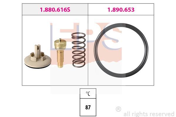 Eps 1.880.616S Thermostat, coolant 1880616S: Buy near me in Poland at 2407.PL - Good price!