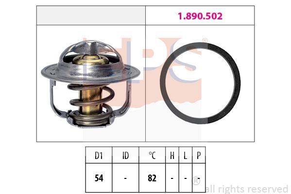 Eps 1.880.800 Thermostat, coolant 1880800: Buy near me in Poland at 2407.PL - Good price!