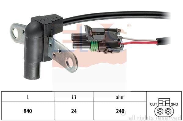 Eps 1.953.010 Crankshaft position sensor 1953010: Buy near me at 2407.PL in Poland at an Affordable price!