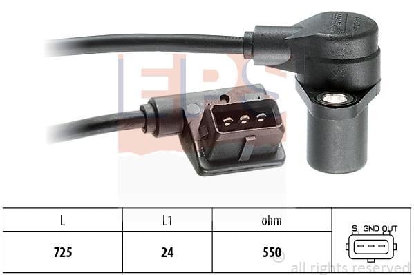 Eps 1.953.064 Crankshaft position sensor 1953064: Buy near me in Poland at 2407.PL - Good price!