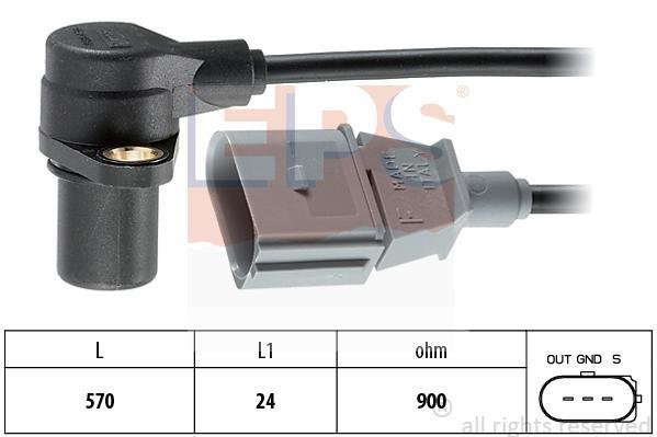 Eps 1.953.172 Crankshaft position sensor 1953172: Buy near me in Poland at 2407.PL - Good price!