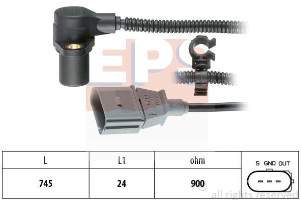 Eps 1.953.267 Crankshaft position sensor 1953267: Buy near me in Poland at 2407.PL - Good price!