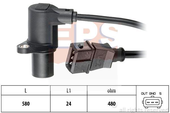Eps 1.953.297 Crankshaft position sensor 1953297: Buy near me in Poland at 2407.PL - Good price!