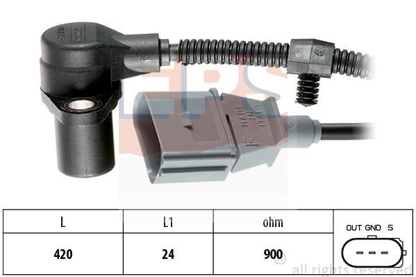 Eps 1.953.320 Crankshaft position sensor 1953320: Buy near me in Poland at 2407.PL - Good price!