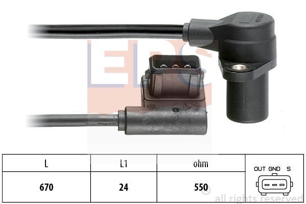 Eps 1.953.485 Crankshaft position sensor 1953485: Buy near me in Poland at 2407.PL - Good price!