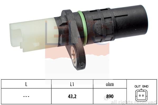 Eps 1.953.555 Crankshaft position sensor 1953555: Buy near me at 2407.PL in Poland at an Affordable price!