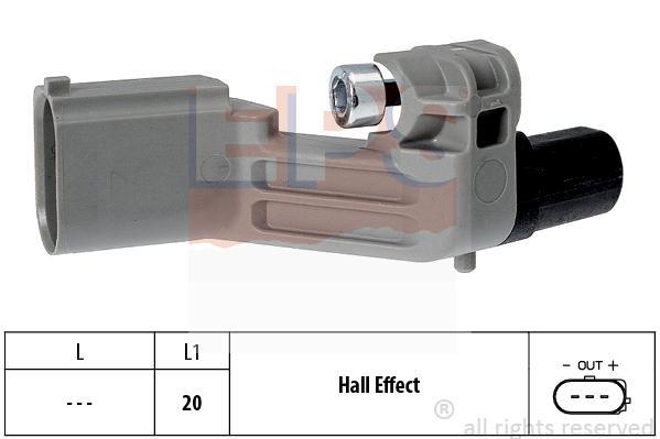Eps 1.953.598 Crankshaft position sensor 1953598: Buy near me in Poland at 2407.PL - Good price!