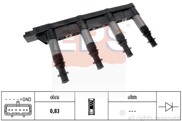 Eps 1.970.483 Ignition coil 1970483: Buy near me at 2407.PL in Poland at an Affordable price!