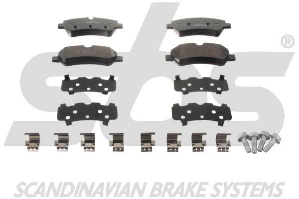 SBS 1501222578 Brake Pad Set, disc brake 1501222578: Buy near me in Poland at 2407.PL - Good price!