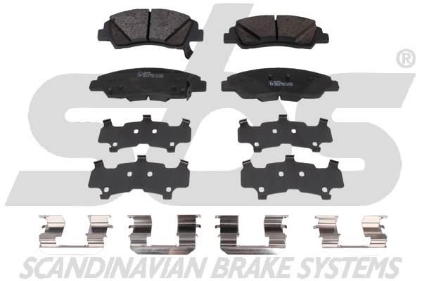 SBS 1501223450 Brake Pad Set, disc brake 1501223450: Buy near me in Poland at 2407.PL - Good price!
