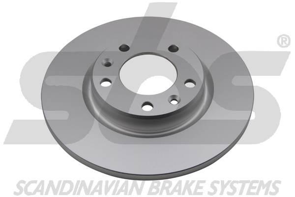 Rear brake disc, non-ventilated SBS 1815313749