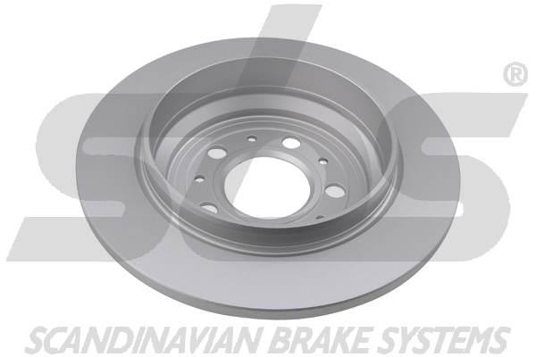 Rear brake disc, non-ventilated SBS 1815314854