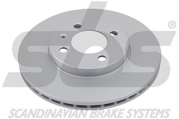 Front brake disc ventilated SBS 1815319934
