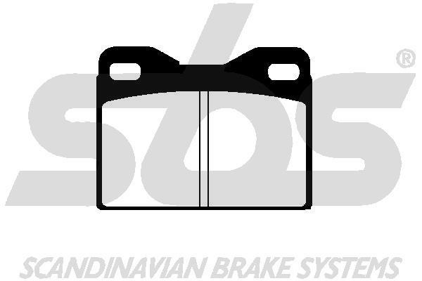 SBS 1501224708 Brake Pad Set, disc brake 1501224708: Buy near me in Poland at 2407.PL - Good price!