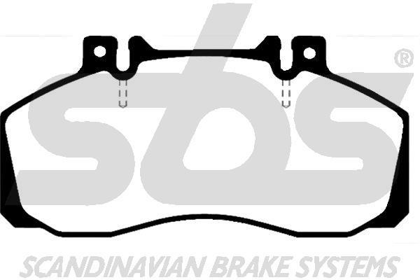 SBS 1501223336 Brake Pad Set, disc brake 1501223336: Buy near me in Poland at 2407.PL - Good price!