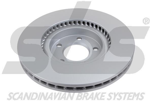 Front brake disc ventilated SBS 1815314796