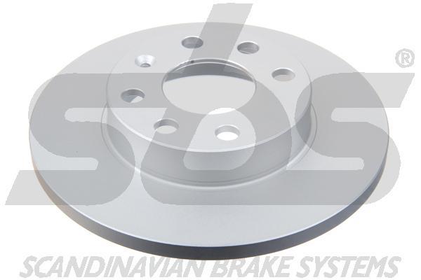 Unventilated front brake disc SBS 1815313606