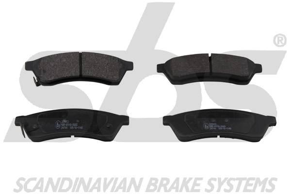 SBS 1501225013 Brake Pad Set, disc brake 1501225013: Buy near me in Poland at 2407.PL - Good price!