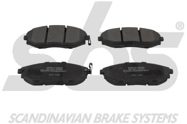 SBS 1501225014 Brake Pad Set, disc brake 1501225014: Buy near me in Poland at 2407.PL - Good price!