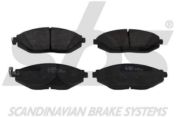 SBS 1501225015 Brake Pad Set, disc brake 1501225015: Buy near me in Poland at 2407.PL - Good price!
