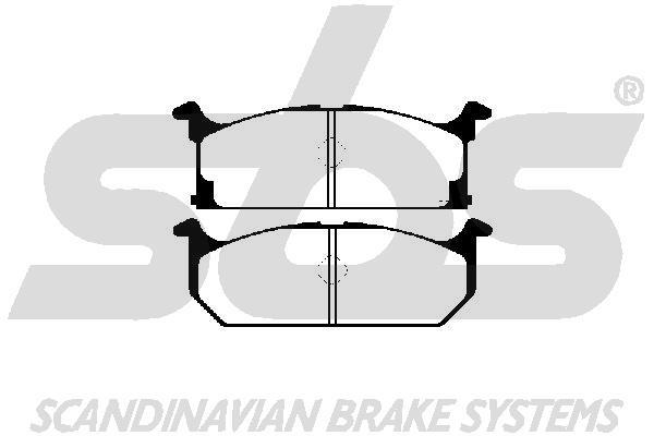 SBS 1501225202 Brake Pad Set, disc brake 1501225202: Buy near me in Poland at 2407.PL - Good price!