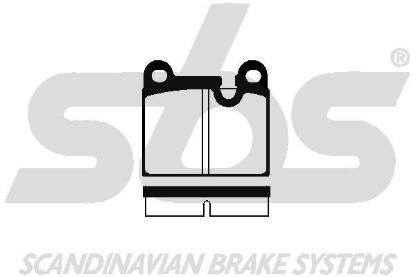 SBS 1501225608 Brake Pad Set, disc brake 1501225608: Buy near me in Poland at 2407.PL - Good price!