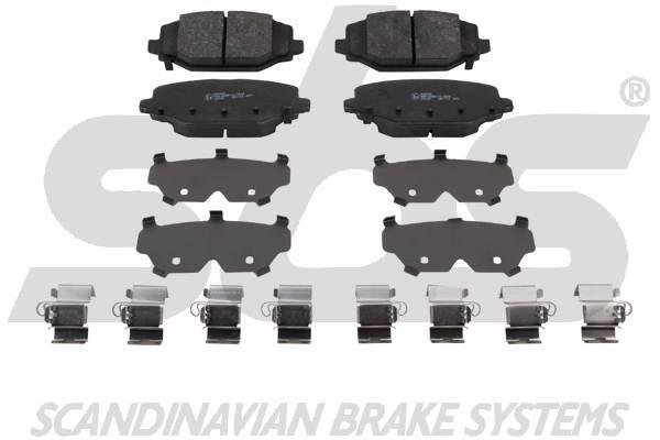 SBS 1501229332 Brake Pad Set, disc brake 1501229332: Buy near me in Poland at 2407.PL - Good price!