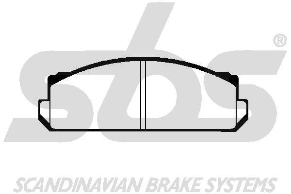 SBS 1501229909 Brake Pad Set, disc brake 1501229909: Buy near me in Poland at 2407.PL - Good price!