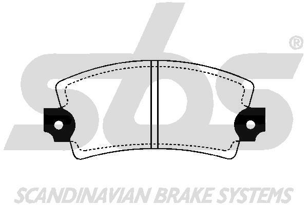 SBS 1501229921 Brake Pad Set, disc brake 1501229921: Buy near me in Poland at 2407.PL - Good price!