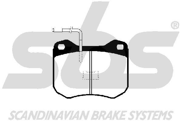 SBS 1501229938 Brake Pad Set, disc brake 1501229938: Buy near me in Poland at 2407.PL - Good price!