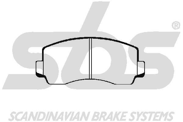 SBS 1501229942 Brake Pad Set, disc brake 1501229942: Buy near me at 2407.PL in Poland at an Affordable price!