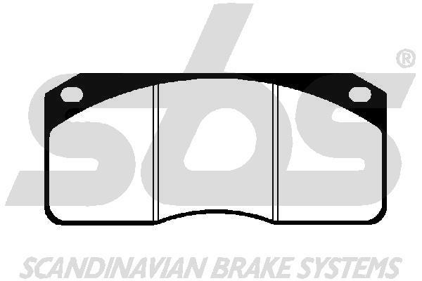 SBS 1501229949 Brake Pad Set, disc brake 1501229949: Buy near me in Poland at 2407.PL - Good price!