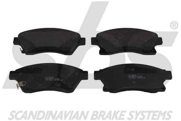 SBS 1501223644 Brake Pad Set, disc brake 1501223644: Buy near me in Poland at 2407.PL - Good price!