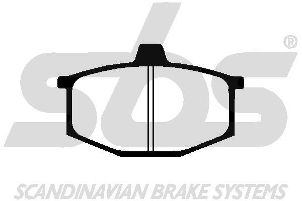 SBS 1501223911 Brake Pad Set, disc brake 1501223911: Buy near me in Poland at 2407.PL - Good price!