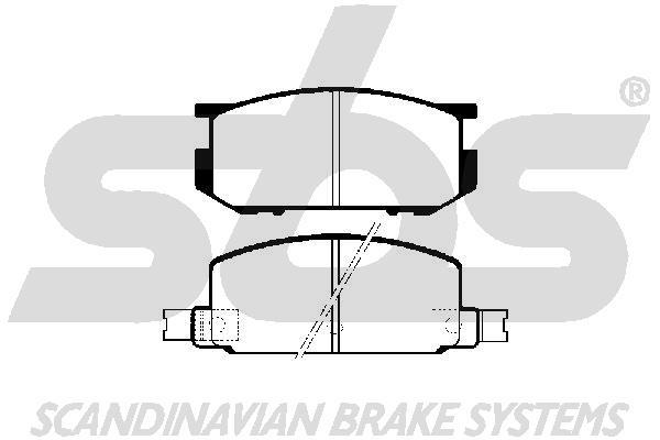 SBS 1501224402 Brake Pad Set, disc brake 1501224402: Buy near me in Poland at 2407.PL - Good price!