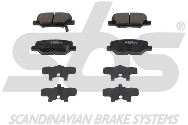 SBS 1501221972 Brake Pad Set, disc brake 1501221972: Buy near me in Poland at 2407.PL - Good price!