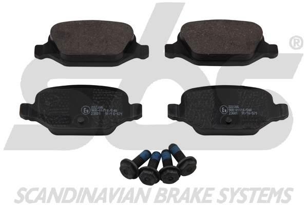 SBS 1501222386 Brake Pad Set, disc brake 1501222386: Buy near me in Poland at 2407.PL - Good price!